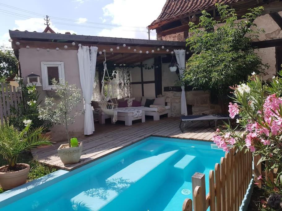 Romantisches Rosencottage Hofheim in Unterfranken Zewnętrze zdjęcie